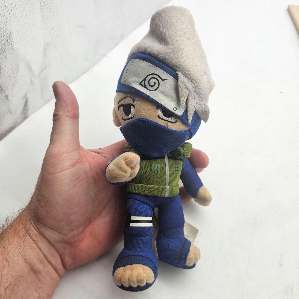 Naruto Shippuden Banpresto Plush Stuffed Toy Small Ninja Blue Anime 2007
